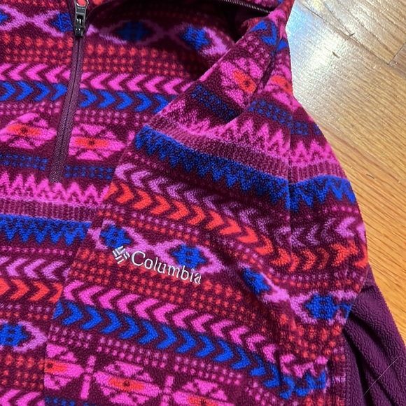 Womens size XL half zip Columbia fleece pullover - Picture 3 of 4